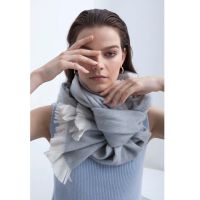 BUFANDY | Sjaal Solid - Mineral Blue 1